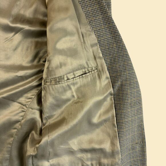 Vintage 90s Chaps Ralph Lauren 40R sport coat/blazer, vintage silk & wool jacket - Picture 7 of 9